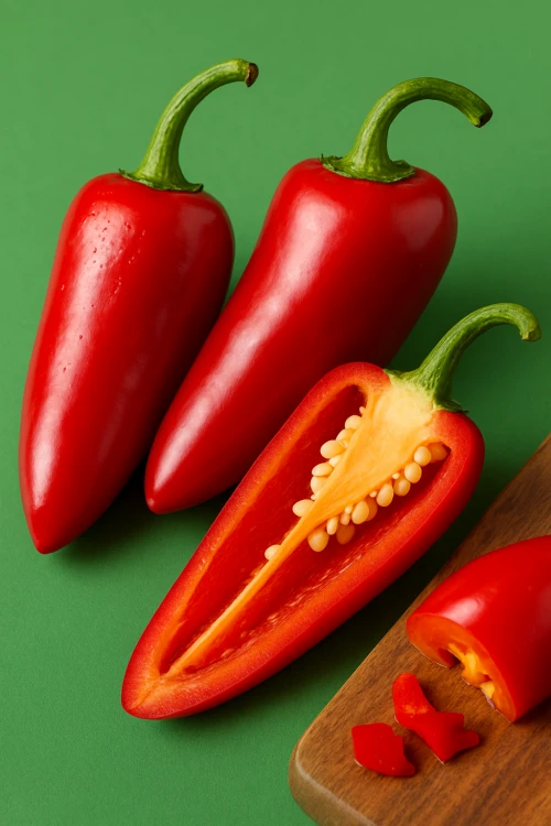 JALAPENO CZERWONE 200g – Soczysta papryka o łagodnej ostrości