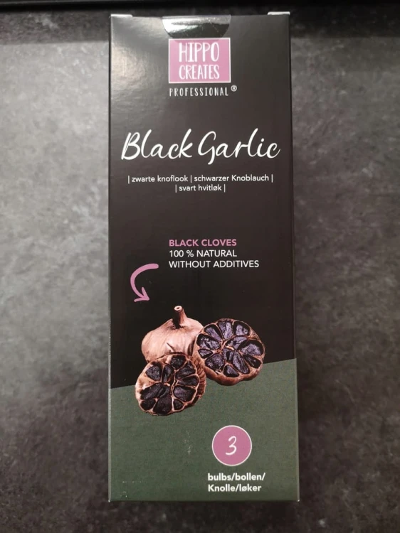 Black Garlic -czarny czosnek 3 szt